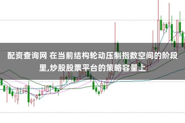 配资查询网 在当前结构轮动压制指数空间的阶段里,炒股股票平台的策略容量上
